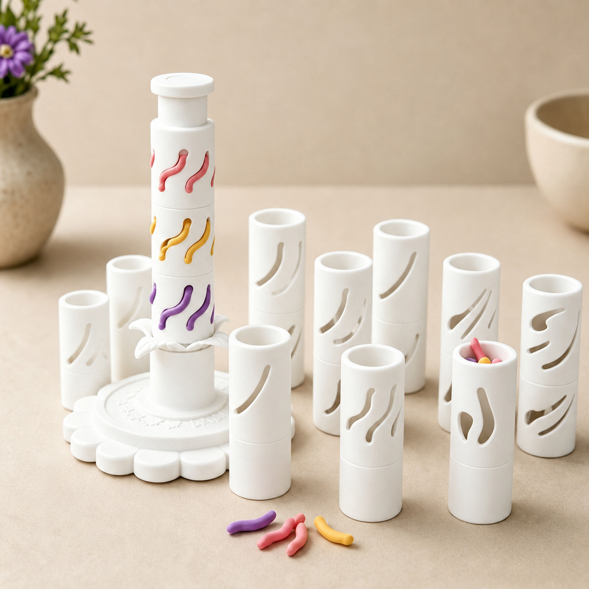 🌸 Stop Shaping Every Petal by Hand – Modular Clay Flower Maker