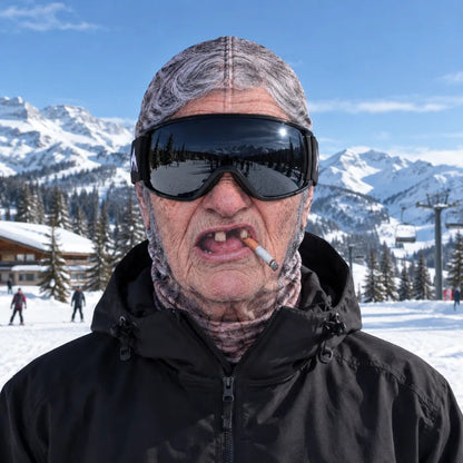 Custom Funny Ski Mask - Personalized Birthday Gifts For Ski Lovers - Born For The Slopes