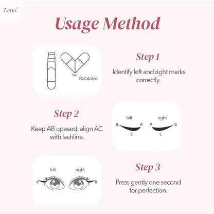 Perfect Wings Eyeliner Stamp ZenaMakeup