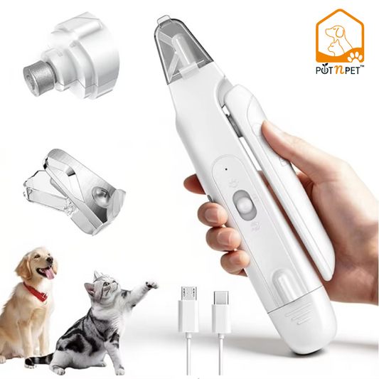2-in-1 LED Pet Nail Clipper & Grinder – Easier At-Home Paw Care 🐾