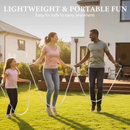 🌈 LED Light-Up Jump Rope for Kids – 3 Glow Modes & Adjustable Fit