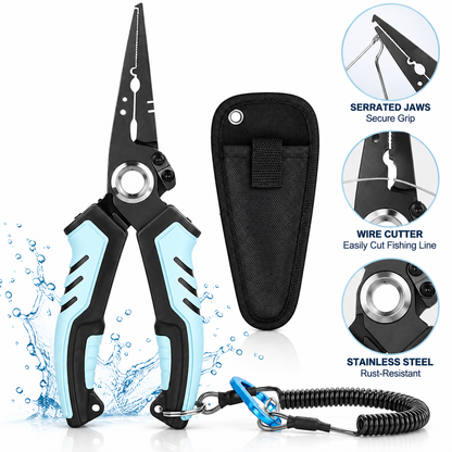 🎣 High-Strength Rust-Resistant Fishing Pliers