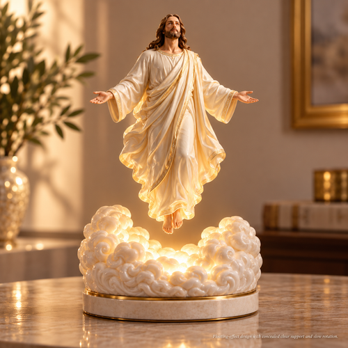 Ascension of Hope™ Rotating Risen Christ LED Cloud Sculpture