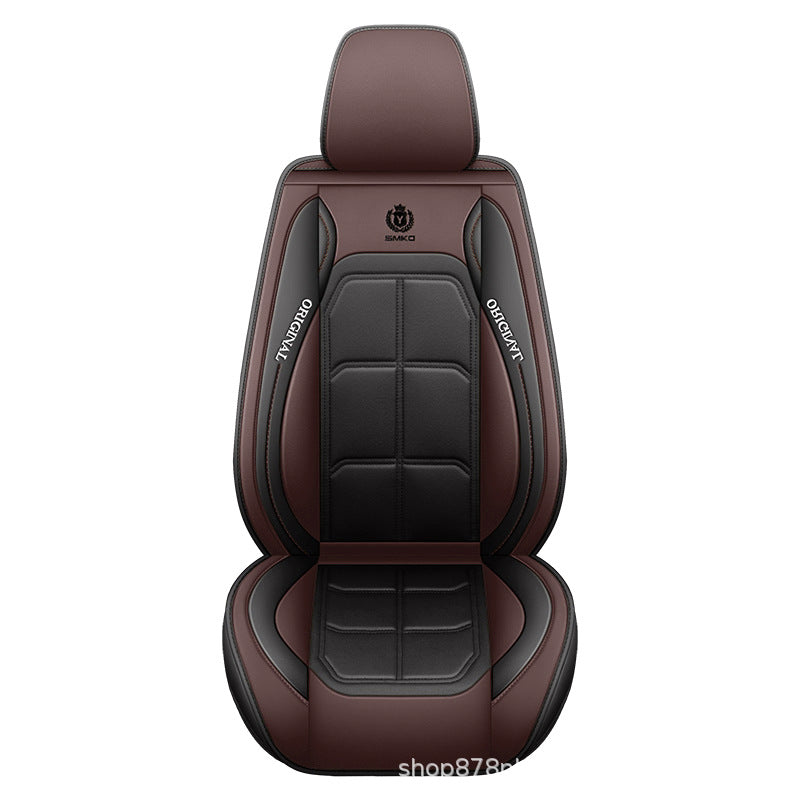 🚗 5-Seater Universal Leather Car Seat Cover Set
