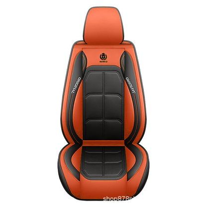 🚗 5-Seater Universal Leather Car Seat Cover Set