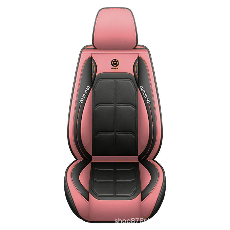 🚗 5-Seater Universal Leather Car Seat Cover Set