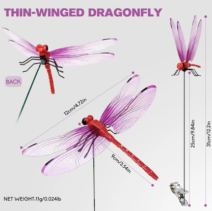 2026 Summer Hot Sale 🔥Clip-On Fake Dragonfly Decoy | Weather-Resistant Outdoor Pest Control Clip
