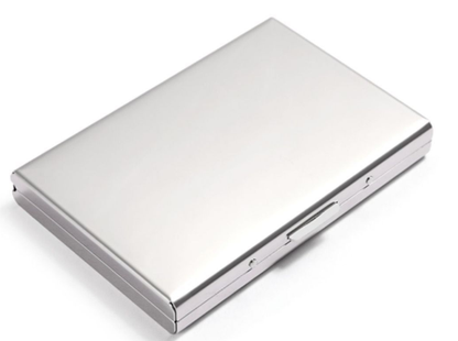 💼 FAVORITE | Premium Metal Card Holder – Slim RFID WalleBUSINESS t with Matte Black Finish