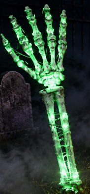 💀 Glowing Skeleton Hand Yard Lights – Turn Your Walkway Into a Haunted Graveyard