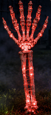 💀 Glowing Skeleton Hand Yard Lights – Turn Your Walkway Into a Haunted Graveyard