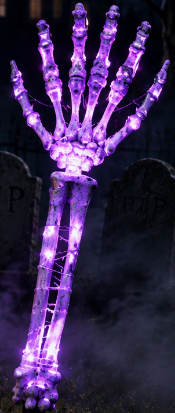 💀 Glowing Skeleton Hand Yard Lights – Turn Your Walkway Into a Haunted Graveyard