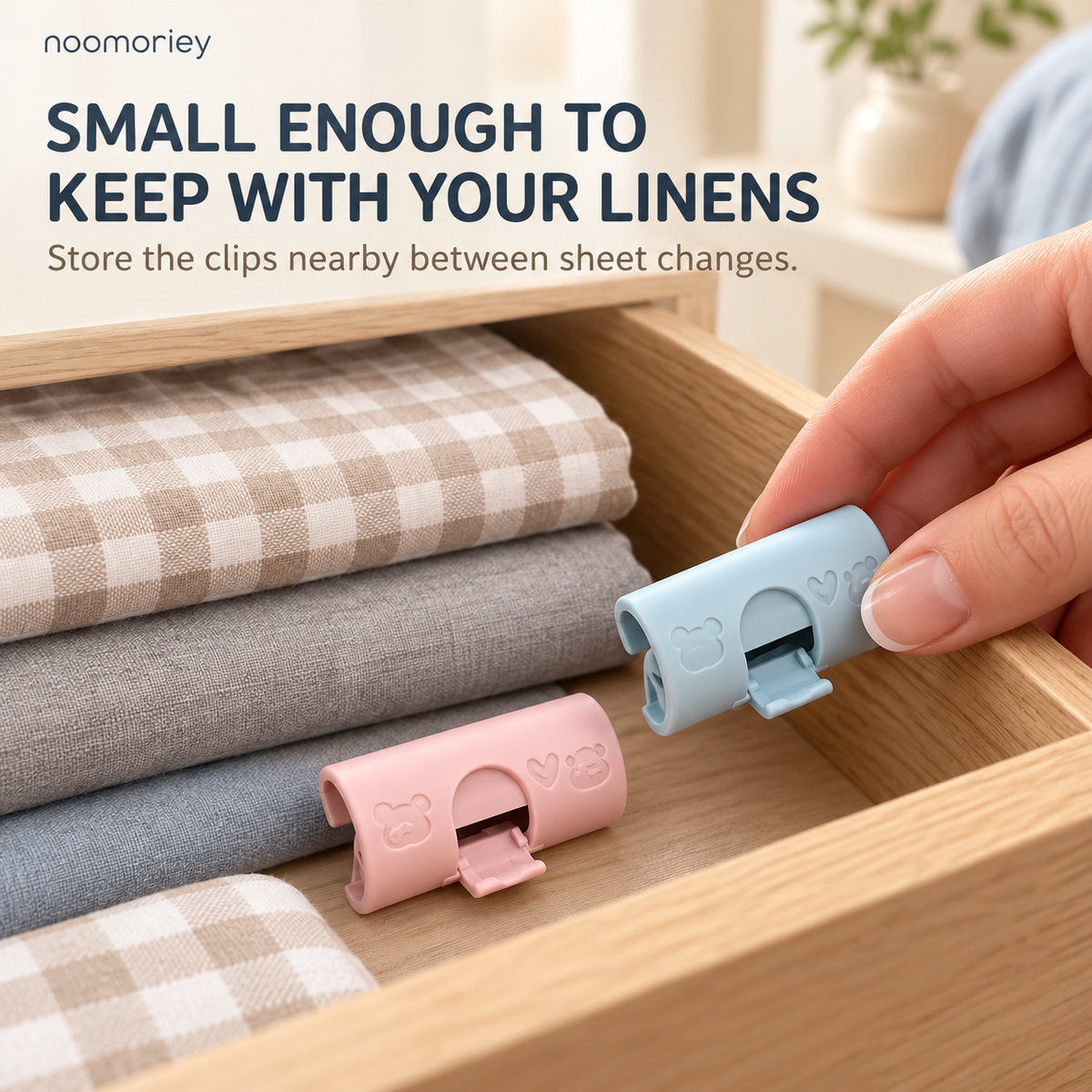 🛏️ Bed Sheet Holder Clips – Easy-Lock Fasteners for Neater, Stay-in-Place Bedding ✨