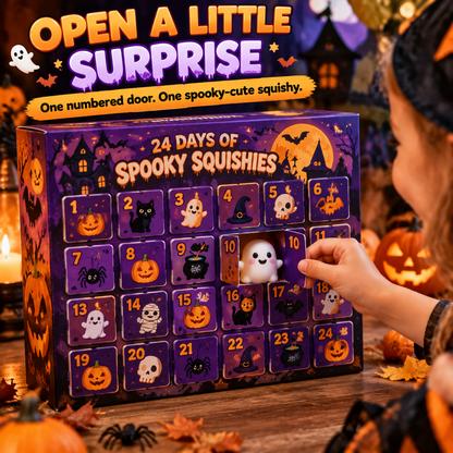 🎃👻 24 Days of Spooky Squishies | Halloween Surprise Countdown 🎁🧡