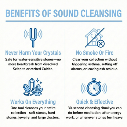 Crystal Healing Cleansing Fork