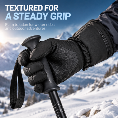 🔥 Rechargeable Heated Gloves — 3000mAh Battery, 3 Heat Levels & Touchscreen Control