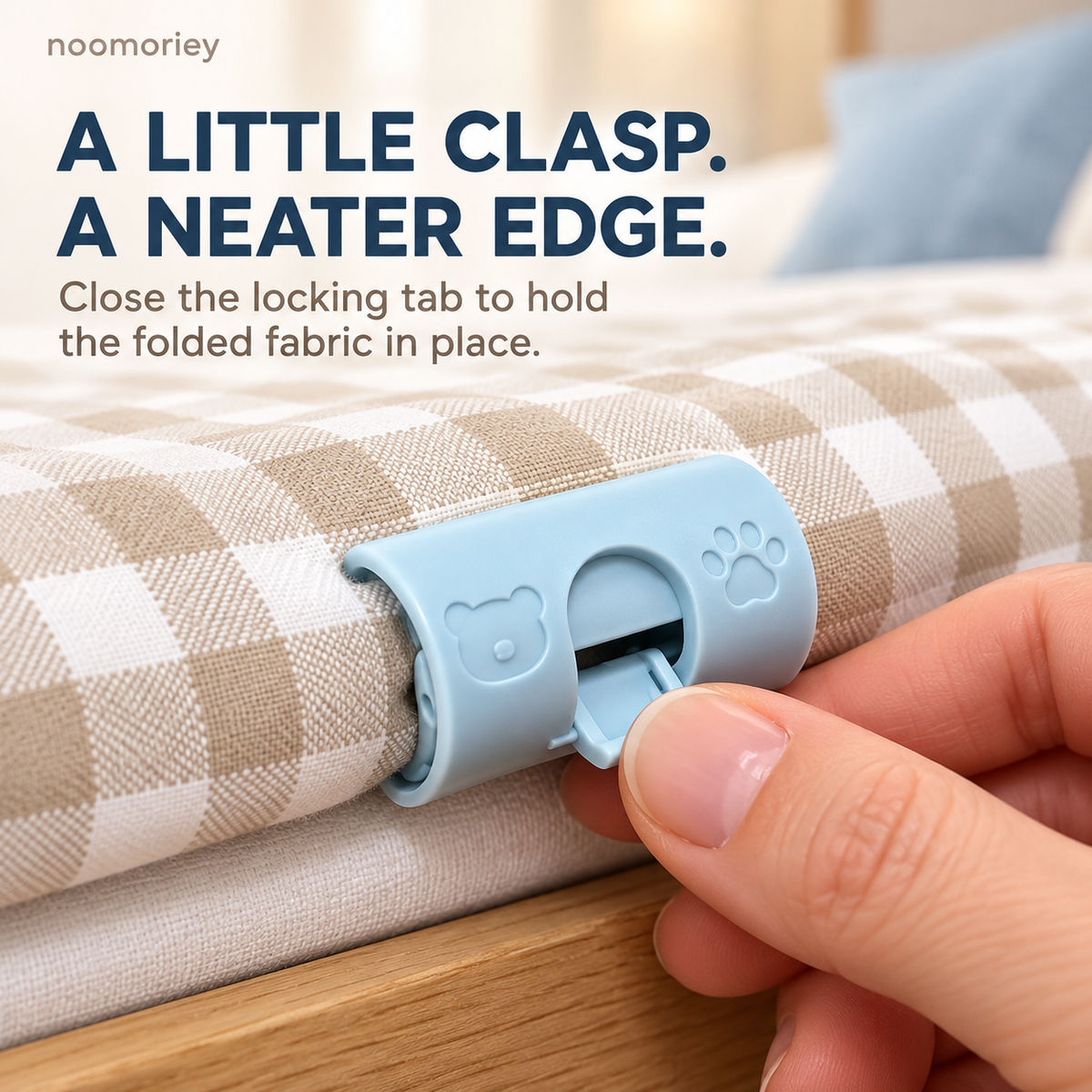 🛏️ Bed Sheet Holder Clips – Easy-Lock Fasteners for Neater, Stay-in-Place Bedding ✨