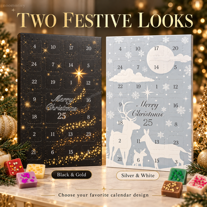 ⏰Only 50 Left!!!🚨—Available While Supplies Last.🎄 25-Day Luxury Wax Melt Advent Calendar – Scented Soy Wax Surprises for Cozy Christmas Moments 🎁