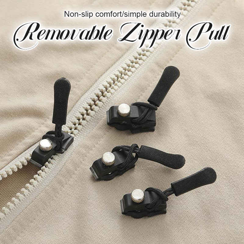 Removable zipper replacement sliders