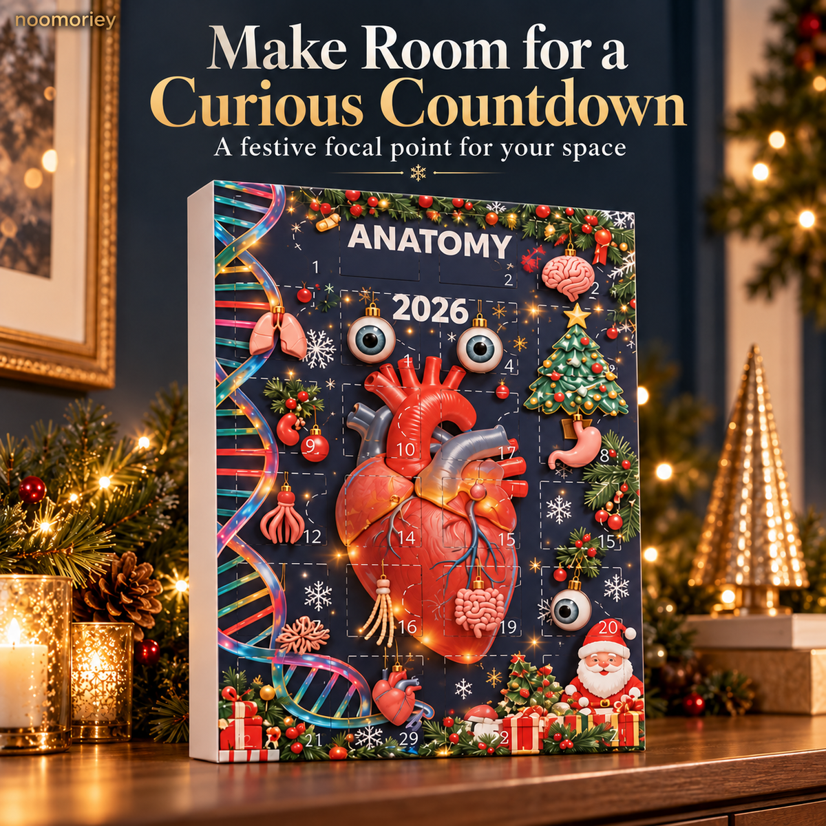 🫀 Anatomy Christmas Advent Calendar – A Curious Holiday Countdown 🎄