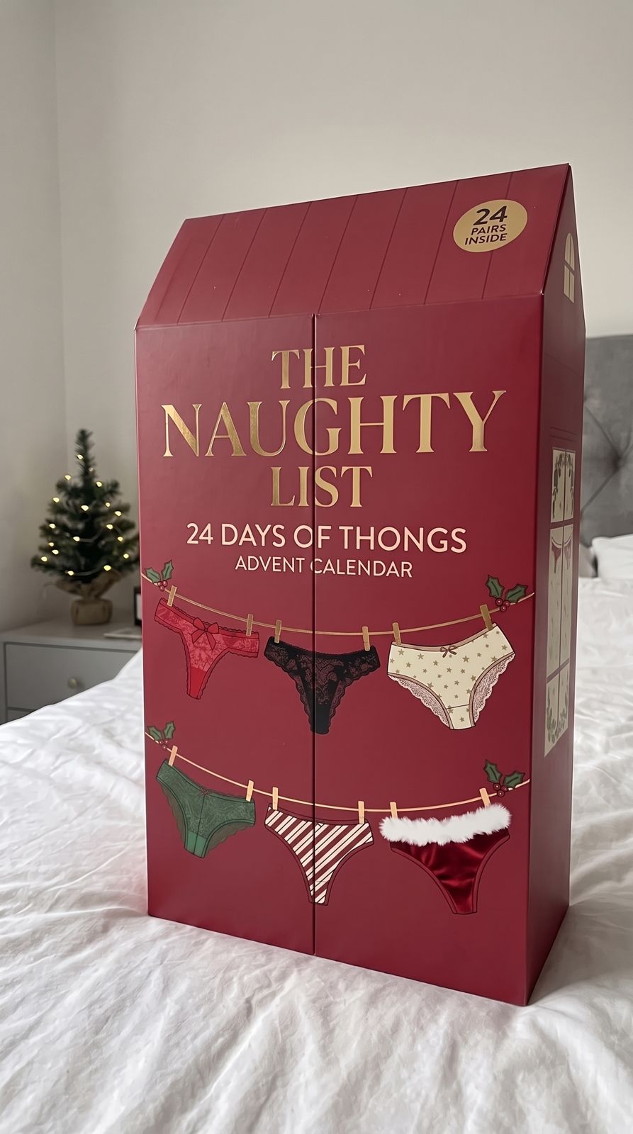The Naughty List 24 Days Of Thongs Advent Calendar