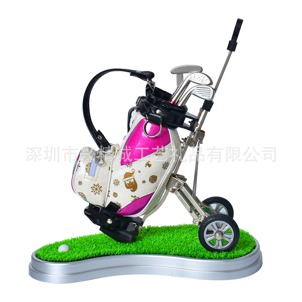 ⛳Golf Pen Holder + 3-Pen Set🏌️‍♂️Elevate Your Office Desk – A Hole-in-One for Style & Function