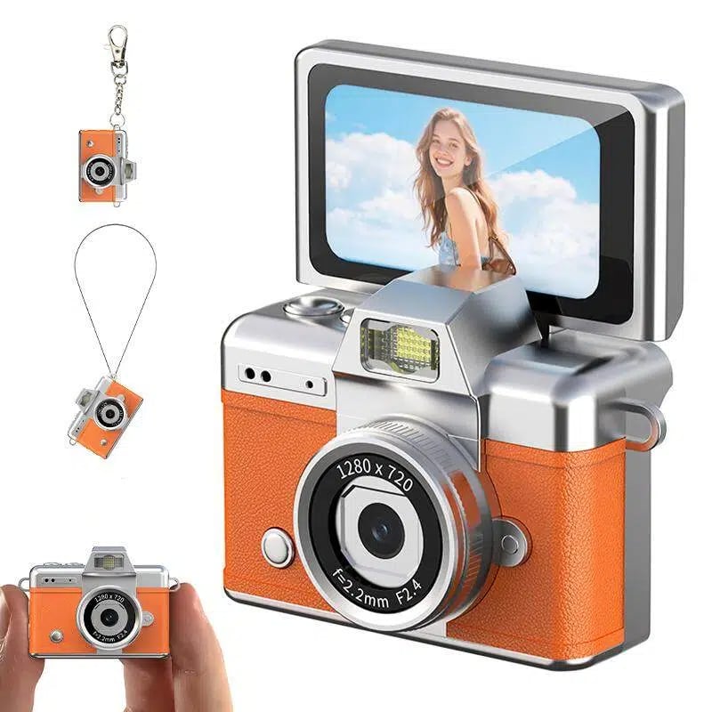 📸 Retro Mini Digital Camera — Flip Screen, Everyday Memories