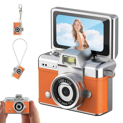 📸 Retro Mini Digital Camera — Flip Screen, Everyday Memories
