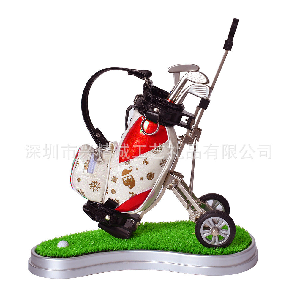 ⛳Golf Pen Holder + 3-Pen Set🏌️‍♂️Elevate Your Office Desk – A Hole-in-One for Style & Function