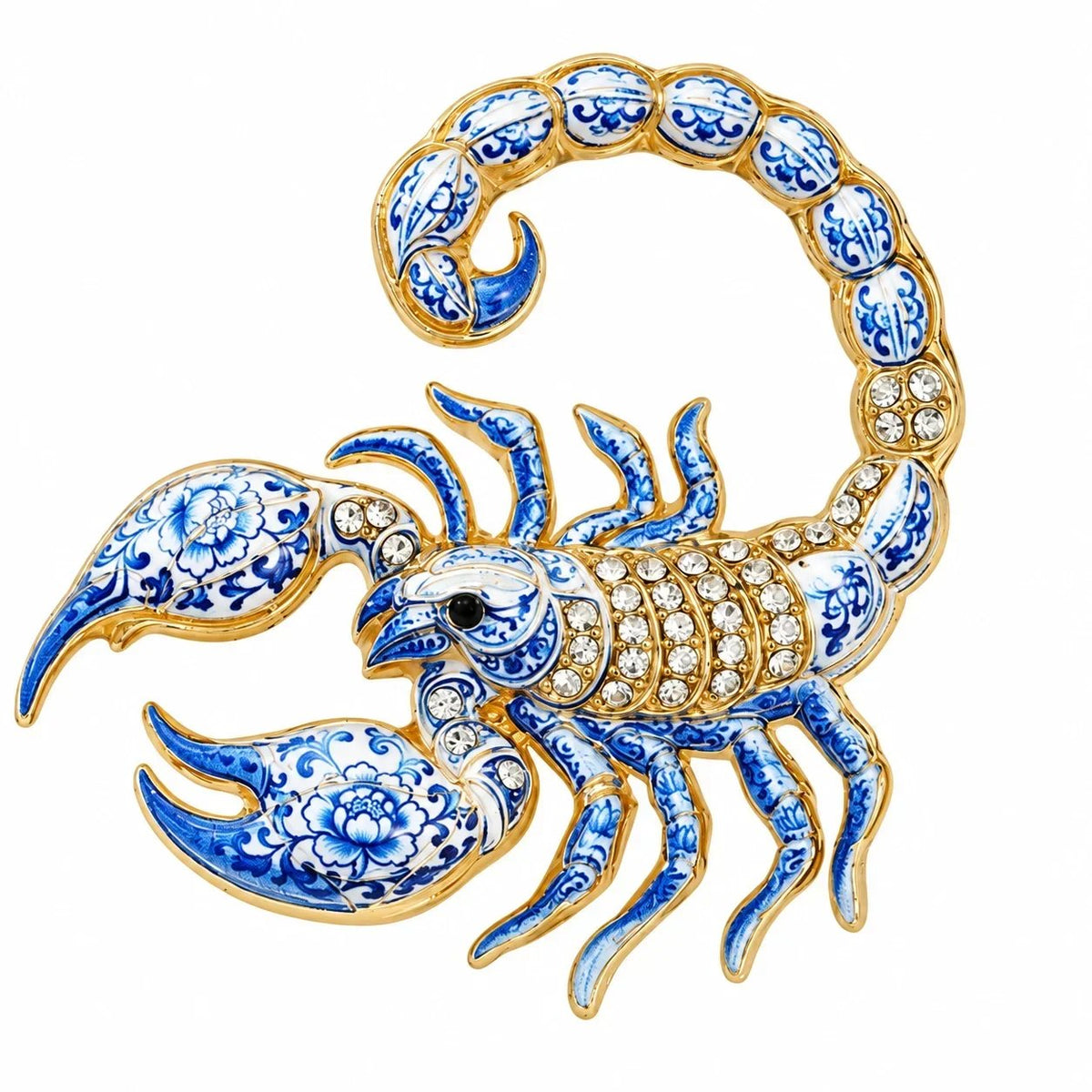 ♈ Luxury Zodiac Enamel Brooch – Colorful Astrology Lapel Pin for Blazers, Coats & Gifts