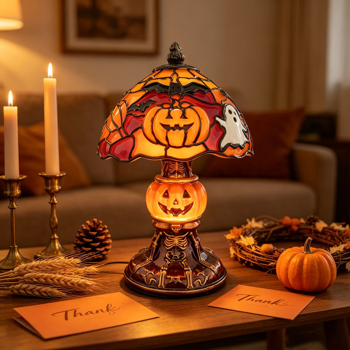 🎃Glowing Resin Pumpkin Night Light