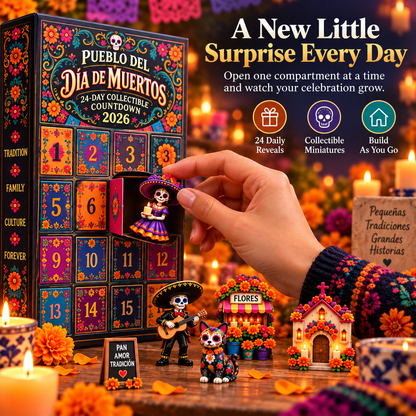 🌼 Pueblo del Día de Muertos 2026 – 24-Day Collectible Village Countdown