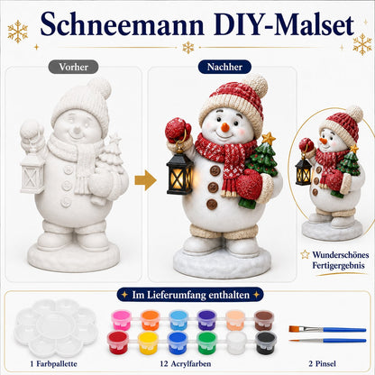 🎨 Anfängerfreundliches DIY-Weihnachtsfiguren-Malset | Gestalte deine eigene festliche Weihnachtsdekoration 🎄💕
