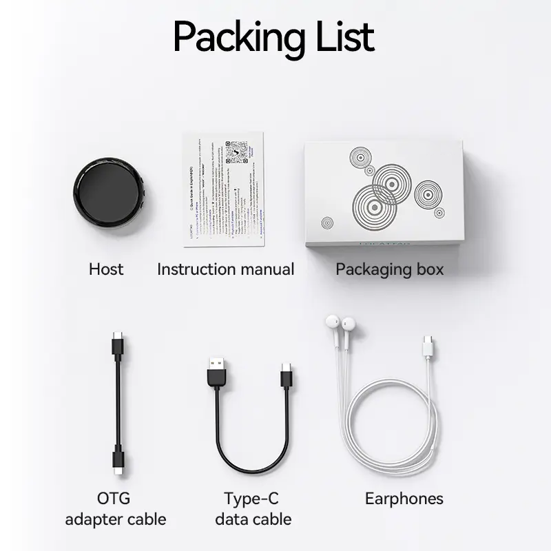🎙️ Smart Magnetic Voice Recorder – One-Touch Recording with Noise Reduction & OTG Transfer