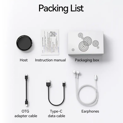 🎙️ Smart Magnetic Voice Recorder – One-Touch Recording with Noise Reduction & OTG Transfer