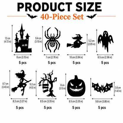 🎃Halloween LED Silhouette Wall Light Stickers
