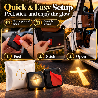 Christian Car Door Projector Light – Faith-Inspired Welcome Glow