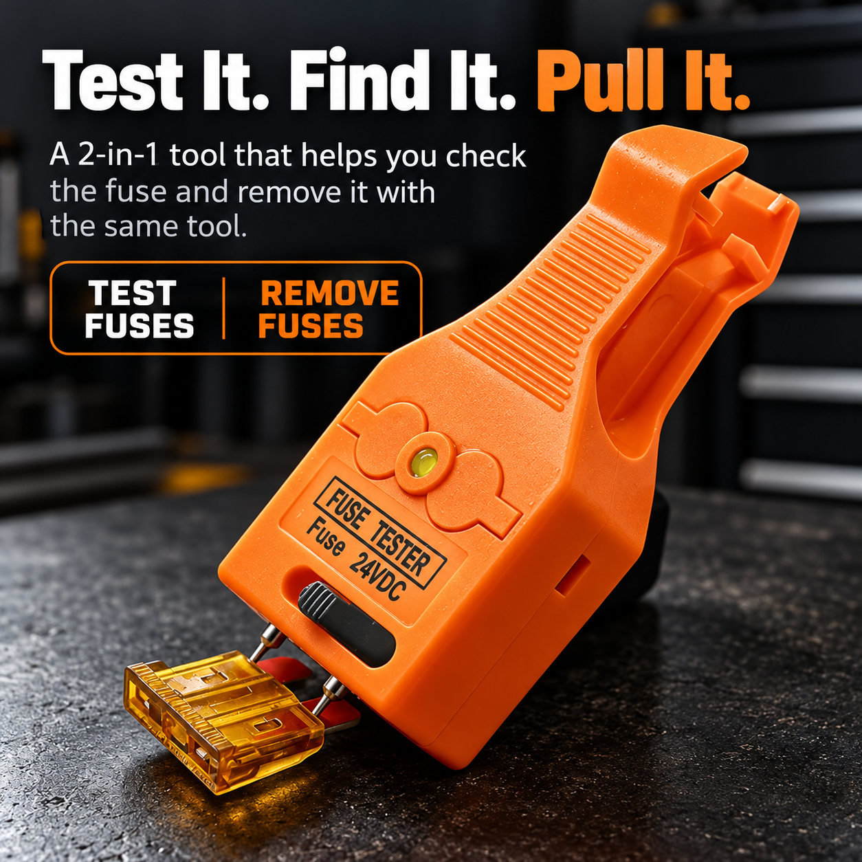 🔧⚡Fuse Tester & Puller — Test & Extract Blade Fuses in One Tool