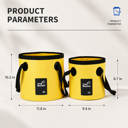 💧 Portable Collapsible Bucket – 12L/20L Foldable Water Bucket