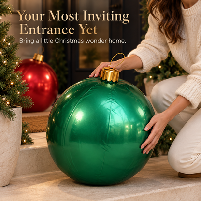 Giant Inflatable Christmas Ornaments – Make Your Holiday Entrance Unforgettable