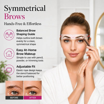 Hands-Free Symmetrical Brow Guide