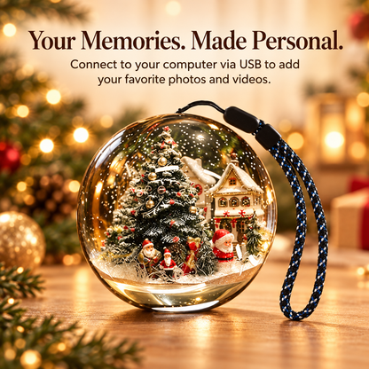 ❤️Personalized Memory Orb – Photo & Video Keepsake for Family, Pets & Special Moments
