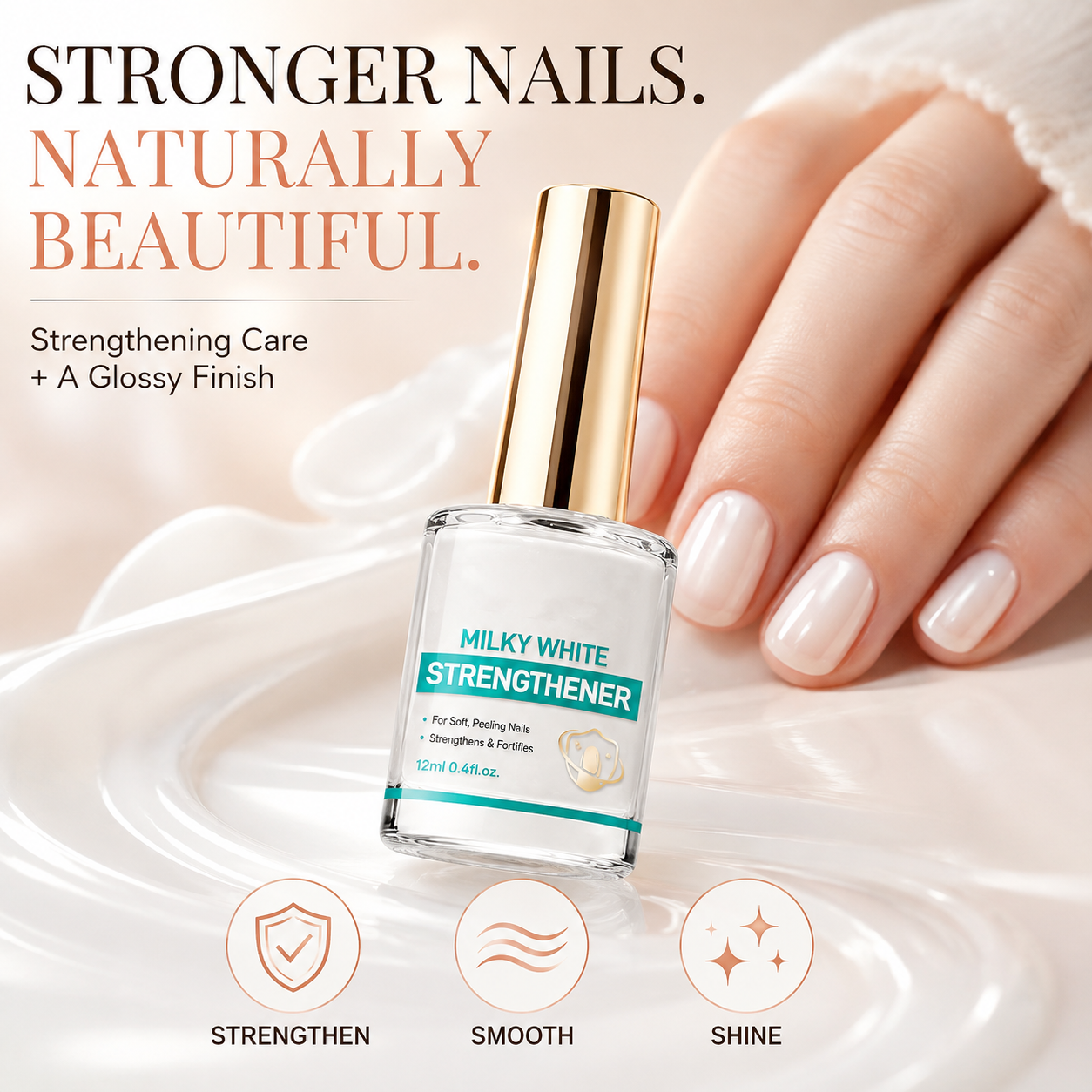 💅Nail Strengthener Treatment-Get Stronger-Looking Nails Naturally