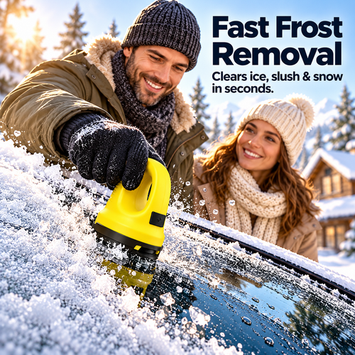 ❄️Handheld Electric Ice Scraper ⚡Quick & Easy Car Window Ice Removal