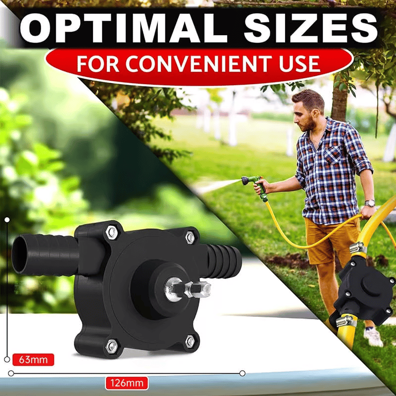 💧 Drill-Powered Water Transfer Pump – Turn Your Drill Into a Pump