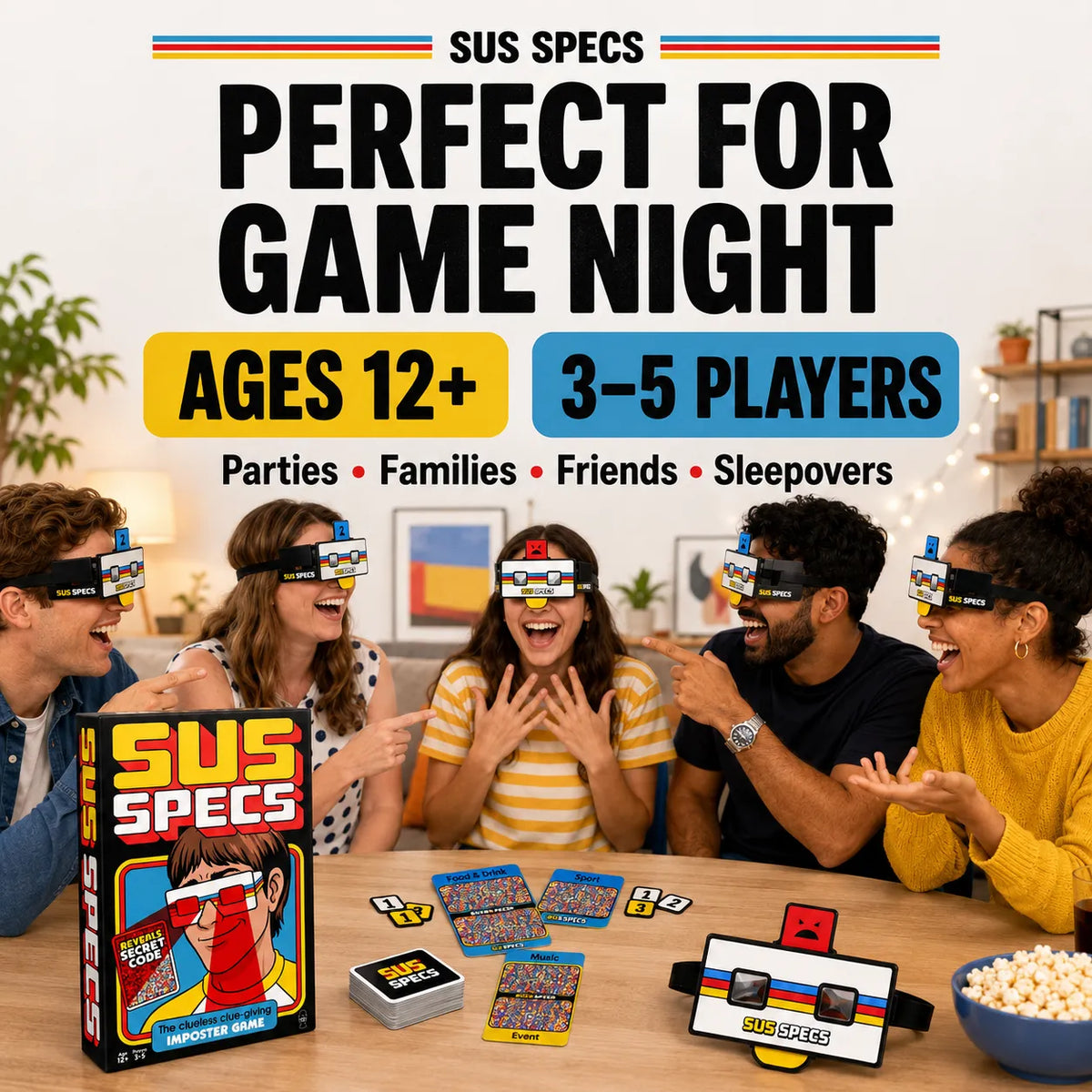 Lucky Egg Sus Specs - The Clueless Clue-Giving Imposter Game
