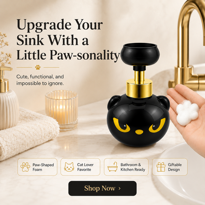 🐾Cat Paw Foam Soap Dispenser-Pressing a Paw and Getting a Smile Back