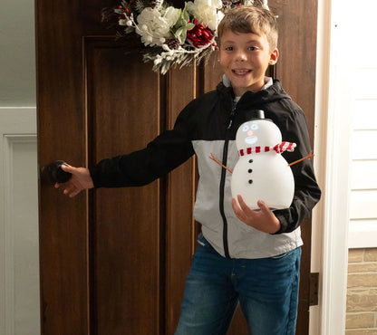 12" Animated Talking Snowman with Speaker & LED