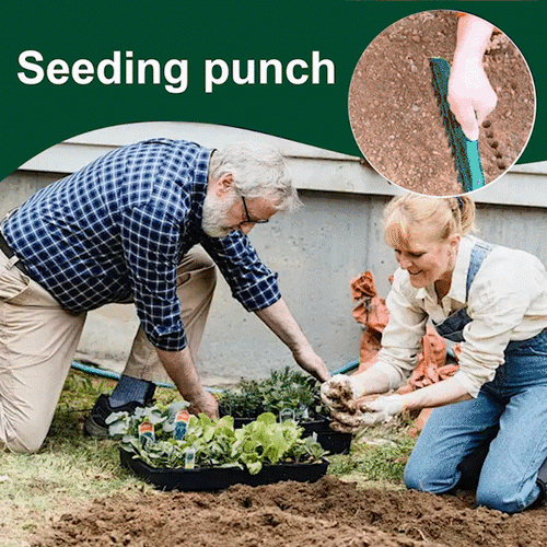 🌱Precision Seed Spacer — 12-Hole Garden Seeder for Perfect Rows