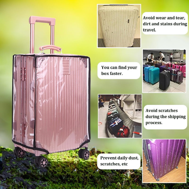 ✈️ Clear Luggage Protector – Keep Your Suitcase Looking Travel-Ready