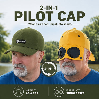2-in-1 Pilot Baseball Cap feature image 1